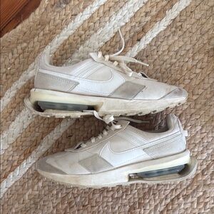 Nike Cream and White Casual Sneakers